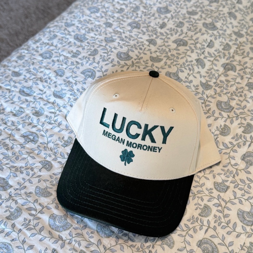 Lucky Megan Moroney Two-Tone Baseball Cap - Cream & Black